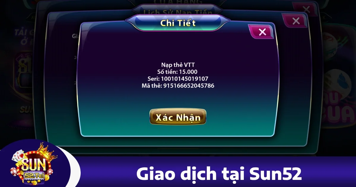 Sun52 35 Giao Dịch Tại sun52 – Đơn Giản, An Toàn, Nhanh Chóng
